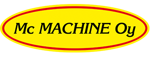 Mc Machine logo on linkki etusivulle.